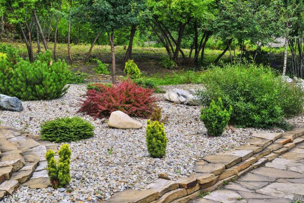 Rock Landscaping in Conway