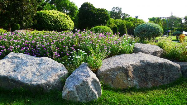 Boulder Landscaping in Conway