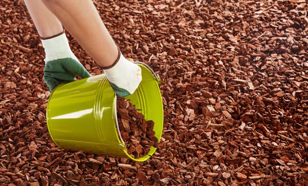 Wood Chip Landscaping in Conway