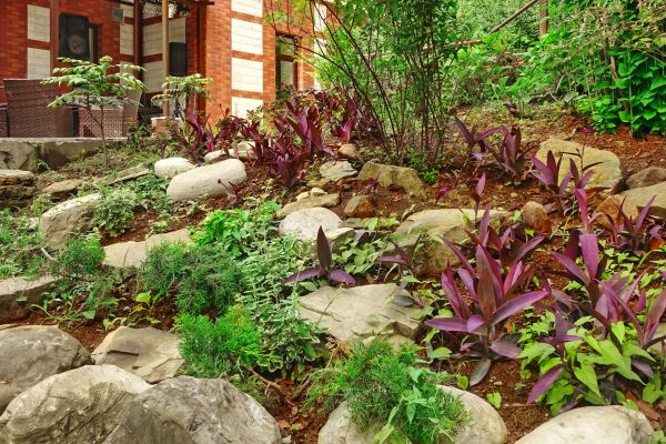 Rock Garden Landscaping in Conway