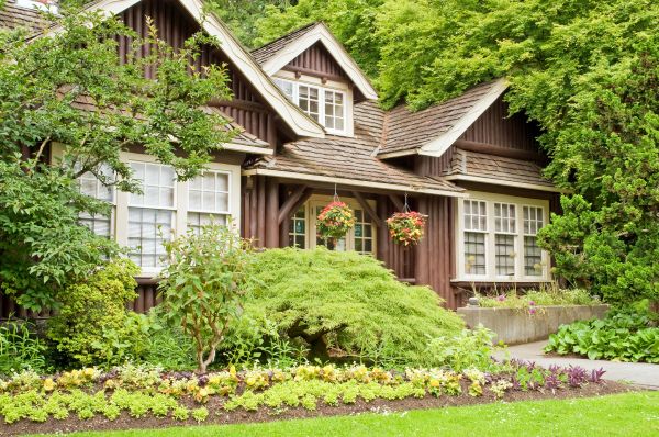 Log Home Landscaping in Conway